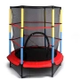 Батут 4,5ft 140см с вътрешна мрежа - червен, снимка 1