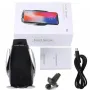 Стойка за телефон за кола с вградено безжично зарядно Digital One SP01039 S5/C10 за табло, снимка 3