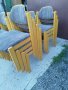 Стифиращи дървени столове , снимка 1 - Столове - 41018629
