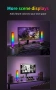 RGB ритмични светлини 180° интелигентни светлинни ленти геймърски LED светлинен еквалайзер, снимка 8