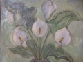 Картина Натюрморт "Ваза с цветя" Димитрий Любенов 1987 г, снимка 2