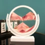 Стъклен пясъчен арт - Свободно стояща динамична 3D картина с движещ се пясък, декорация за дома и оф, снимка 5
