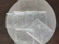 Ретро стъклени чинийки , снимка 2
