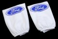 Автомобилни калъфки за наглавници (2бр. К-Т) За Ford Форд / Бял - Син Универсален и Еластичен Модел, снимка 1 - Аксесоари и консумативи - 40939554