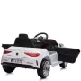 Бяла акумулаторна кола Mercedes Benz CLS350 с кожена седалка 12V, снимка 4