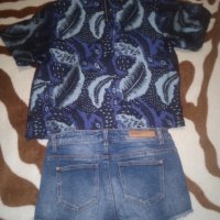 Сет от къси панталони и блузка, снимка 5 - Комплекти - 41930698