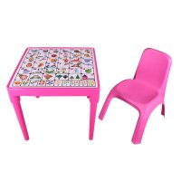 Детска маса с българската азбука с един стол - различни цветове, снимка 5 - Мебели за детската стая - 41624546
