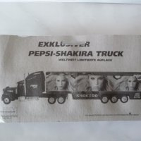 Пепси Камион Шакира Pepsi Shakira лимирано камионче ново, снимка 4 - Колекции - 41449917