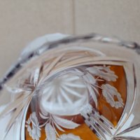 Кристална ваза бохемия, снимка 13 - Антикварни и старинни предмети - 41646294