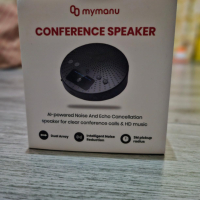 Безжичен конферентен високоговорител Mymanu, Вluetooth и USB-C, снимка 10 - Bluetooth тонколони - 44657645