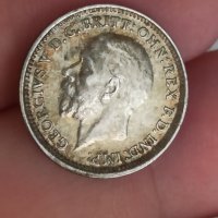 3 пенса 1931 г сребро Великобритания , снимка 1 - Нумизматика и бонистика - 41558432