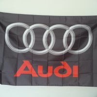 AUDI знаме Ауди Германия автомобили коли Quattro реклама, снимка 1 - Аксесоари и консумативи - 18929602