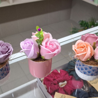 Букети от сапунени цветя на едро, снимка 4 - Подаръци за жени - 44822352