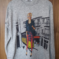 Дамска блуза/ пуловер L, снимка 7 - Блузи с дълъг ръкав и пуловери - 44741173