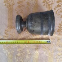 Стар бронзов хаван, снимка 8 - Антикварни и старинни предмети - 40709105