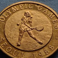 Сувенир плакет от олимпийски игри СЕУЛ 1988г. ТЕНИС 🎾 30308, снимка 8 - Други ценни предмети - 42712735