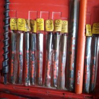 Hilti TE22 комплект с бургии за бетон, снимка 4 - Бормашини - 39320469