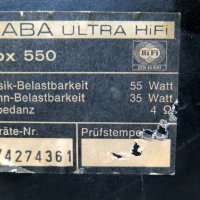 SABA ULTRA Hi Fi Box 550, снимка 10 - Тонколони - 40367048