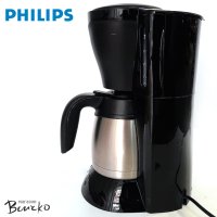 Програмируема кафе машина Philips HD7549/20 Gaia с термо кана, черна, снимка 4 - Кафемашини - 40267013