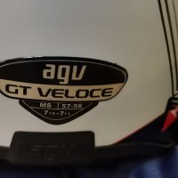 Каска за мотор AGV GT VELOCE Размер MS, снимка 5 - Аксесоари и консумативи - 39381905