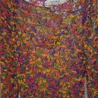 Рокля за плаж плетена многоцветна, снимка 6 - Туники - 41748994