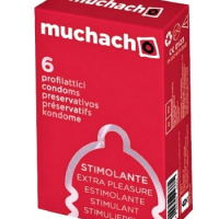Ултра тънките стимулиращи презервативи Muchacho Stimolante, 6 броя