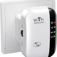 Wi Fi усилвател WiFi repeater рутер Wireless-N 300 Mbps, снимка 1 - Рутери - 28645605