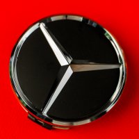 Mercedes Benz капачки 75mm за джанти Мерцедес w211 w203 w220 w210 w204, снимка 5 - Аксесоари и консумативи - 33864279