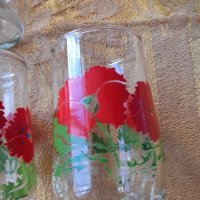 Ретро стъклени чашки , снимка 5 - Антикварни и старинни предмети - 44449222