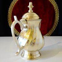 Немска кана,чайник,бронз,релеф. , снимка 4 - Антикварни и старинни предмети - 35816990