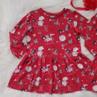 Коледна рокля Next 3-4 години, снимка 6 - Детски рокли и поли - 42220297
