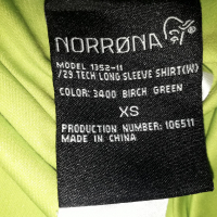 Norrona /29 Tech Long Sleeve Shirt (XS) спортна блуза, снимка 8 - Спортни екипи - 36169140