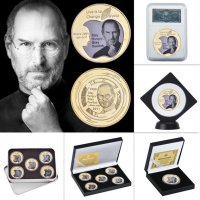 Монети покрити с 24 -каратно златно покритие, снимка 3 - Колекции - 34498399