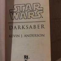 Star Wars: Darksaber - Paperback Novel - By Kevin J. Anderson, снимка 1 - Други - 35875627