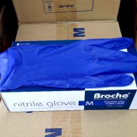 Еднократни нитрилни сини ръкавици нитрил, снимка 6 - Медицински консумативи - 39632929
