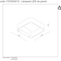 Аплик за стена LED, снимка 2 - Лампи за стена - 42357802