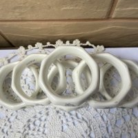 Красиви пръстени от костен порцелан от Англия, снимка 5 - Антикварни и старинни предмети - 41424418