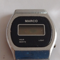 Ретро модел електронен часовник MARCO ANTI-MAGNETIC QUARTZ - 26523, снимка 5 - Мъжки - 36123080