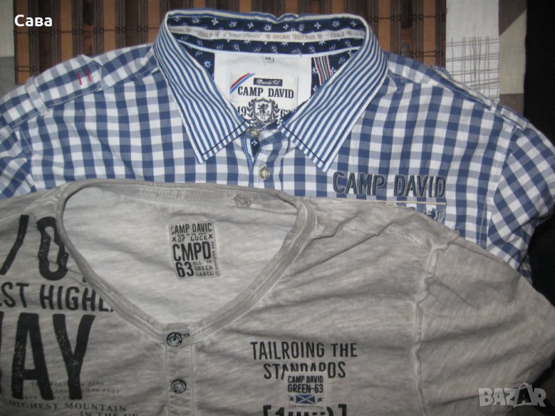 Риза и блуза CAMP DAVID  мъжки,2-3ХЛ, снимка 1
