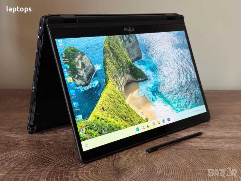 Fujitsu U9310X Touch 2-in-1 /13.3" Core i5-10310U /16GB/256GB NVMe/FHD, снимка 1