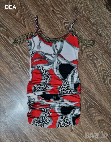 Шарена рокля със синджири-35лв.НОВА, снимка 1