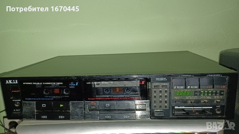 AKAI           Двоен дек HX-A451W, снимка 1