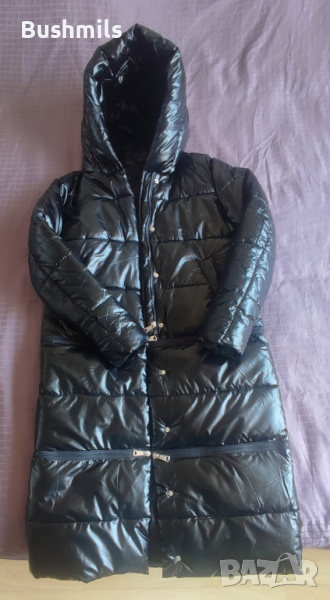 Дълго яке,може да се носи като късо,средно и дълго, циповете се разкопчават.ГО 100 см., снимка 1