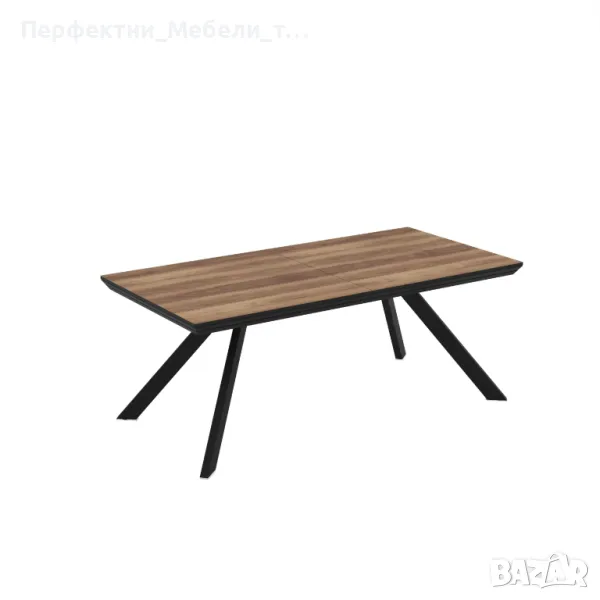 Голяма разтегателна трапезна маса 100/200см. с разтягане до 277, снимка 1