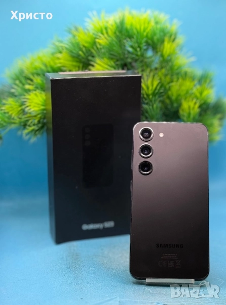 Samsung Galaxy S23, 8GB RAM, 128GB, 5G, Phantom Black, снимка 1