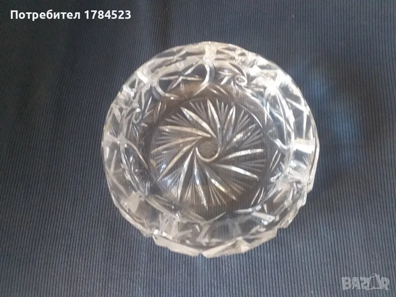 Кристален пепелник., снимка 1