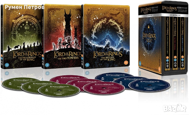 LORD OF THE RINGS + HOBBIT - 4K STEELBOOK Ultra Limited Collection - ЗА КОЛЕКЦИОНЕРИ !, снимка 1
