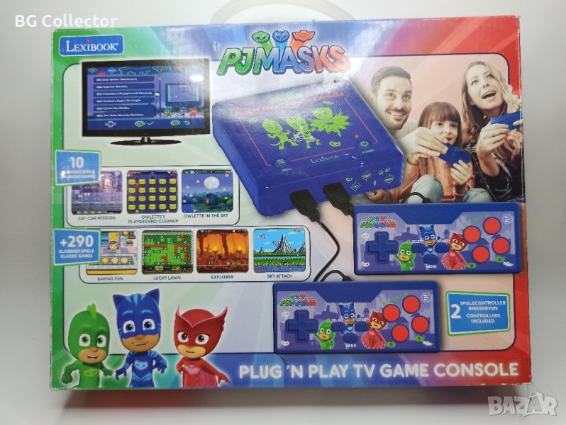 Чисто нова телевизионна игра PJMask с 290 ретро игри, снимка 1