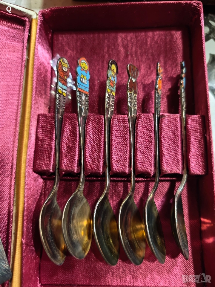 стари руски чаени лъжички , снимка 1