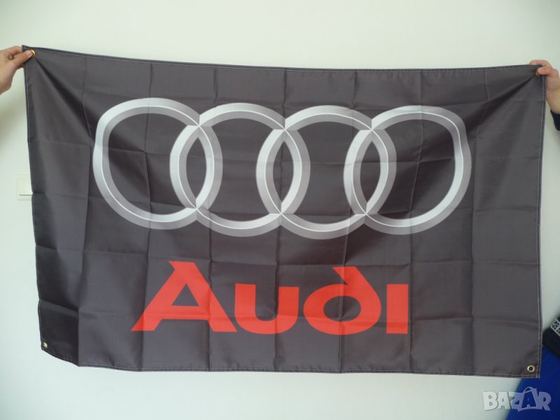 AUDI знаме Ауди Германия автомобили коли Quattro реклама, снимка 1